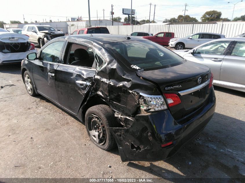 2015 NISSAN SENTRA S/SV/SR/SL - 3N1AB7AP8FL659803