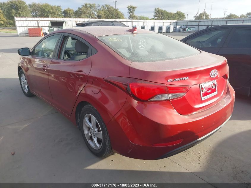 2015 HYUNDAI ELANTRA SE - 5NPDH4AE3FH573482