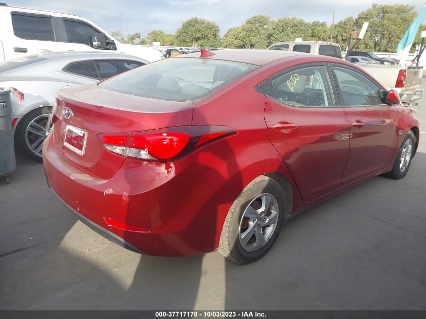 2015 HYUNDAI ELANTRA SE - 5NPDH4AE3FH573482