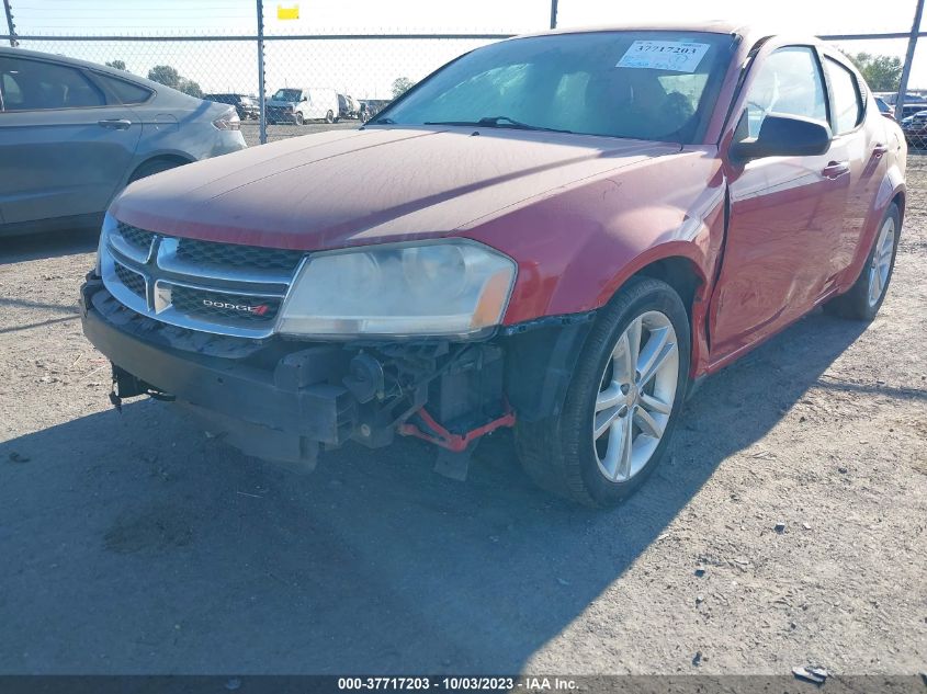 2013 DODGE AVENGER SE - 1C3CDZAG1DN541427