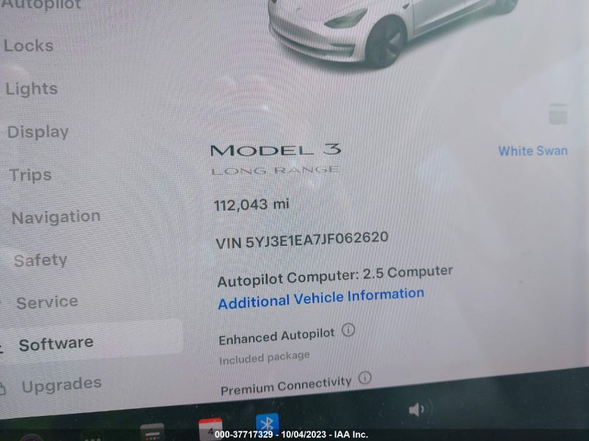 2018 TESLA MODEL 3 - 5YJ3E1EA7JF062620