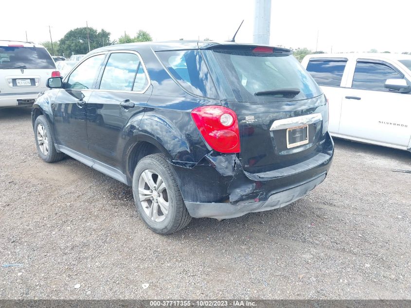 2013 CHEVROLET EQUINOX LS - 2GNALBEK2D6180491