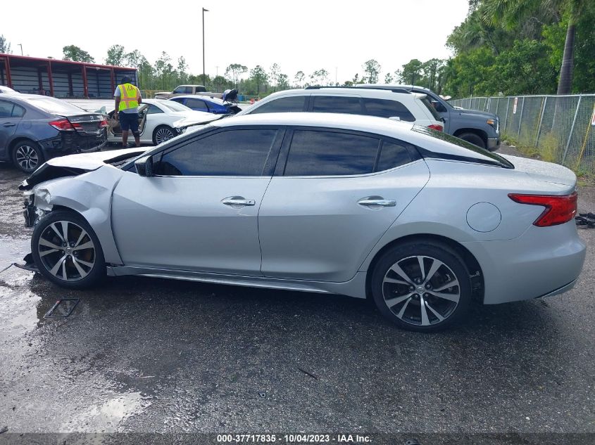 2018 NISSAN MAXIMA 3.5S/SV/SL/SR/PLAT - 1N4AA6APXJC405417