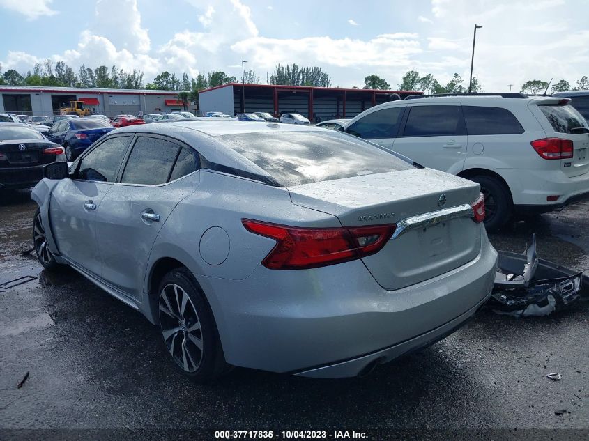 2018 NISSAN MAXIMA 3.5S/SV/SL/SR/PLAT - 1N4AA6APXJC405417