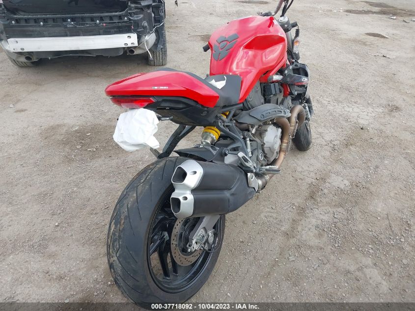 2019 DUCATI MONSTER 821 ZDMMACLS1KB005846