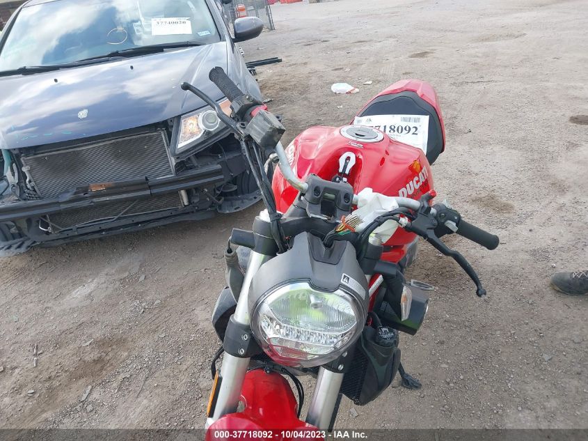 2019 DUCATI MONSTER 821 ZDMMACLS1KB005846