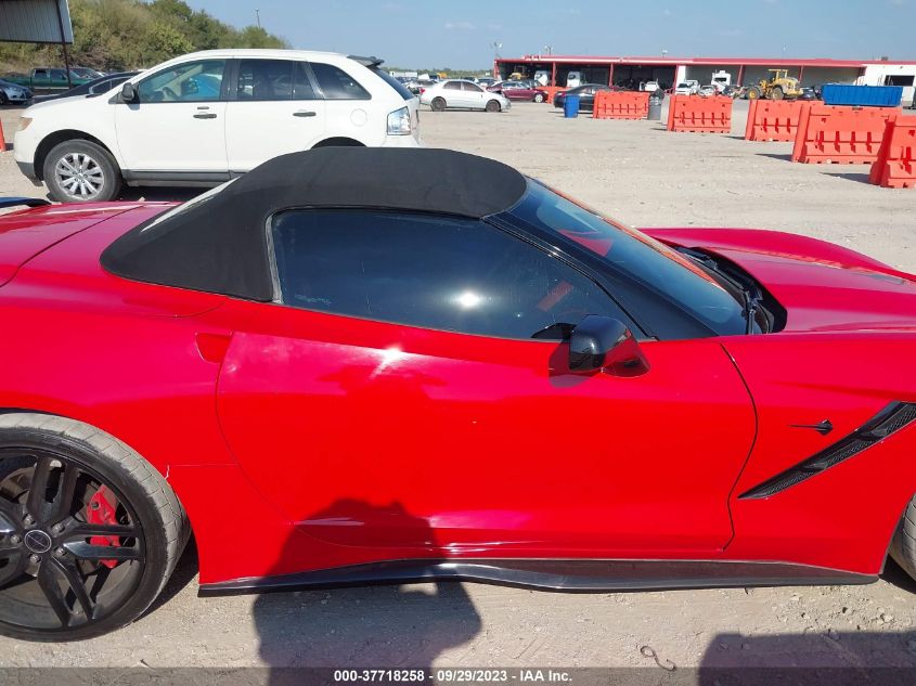 2014 CHEVROLET CORVETTE STINGRAY Z51 3LT 1G1YM3D70E5128371