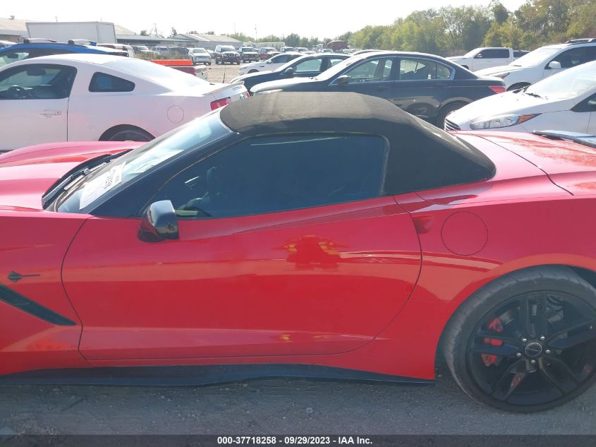 2014 CHEVROLET CORVETTE STINGRAY Z51 3LT 1G1YM3D70E5128371