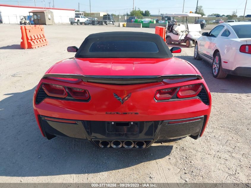 2014 CHEVROLET CORVETTE STINGRAY Z51 3LT 1G1YM3D70E5128371