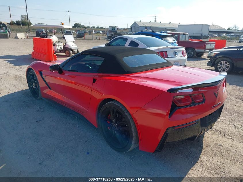 2014 CHEVROLET CORVETTE STINGRAY Z51 3LT 1G1YM3D70E5128371