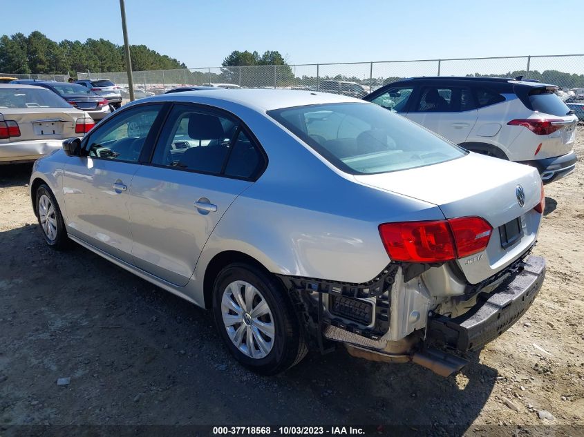 2013 VOLKSWAGEN JETTA SEDAN S - 3VW2K7AJ8DM298879