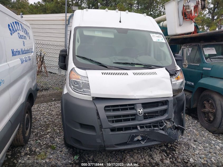 2018 RAM PROMASTER 1500 136" WB 3C6TRVBG6JE104308