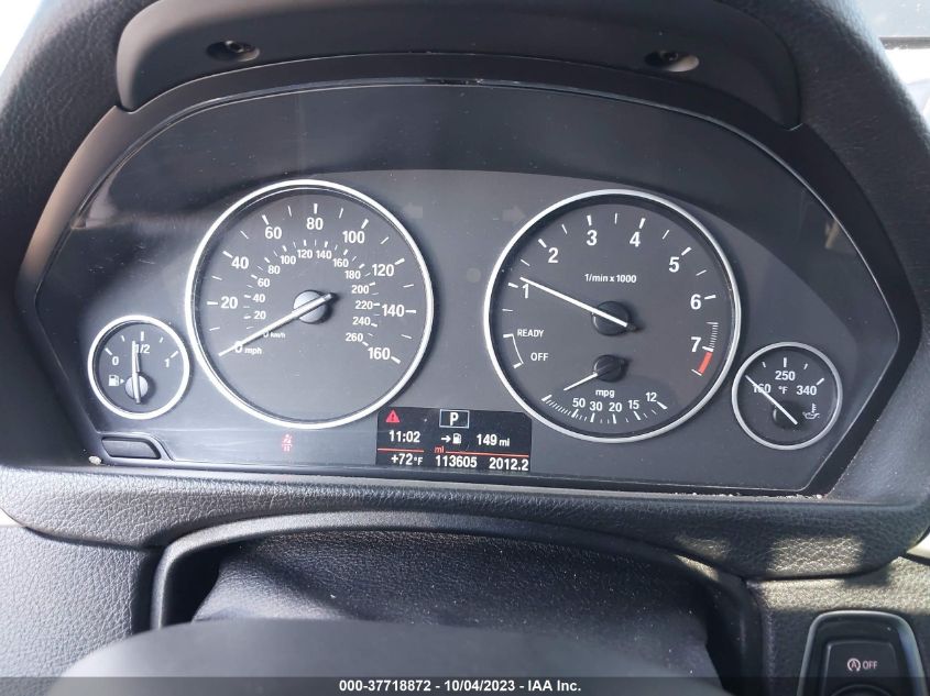 2014 BMW 3 SERIES 320I XDRIVE - WBA3C3G55ENS68671