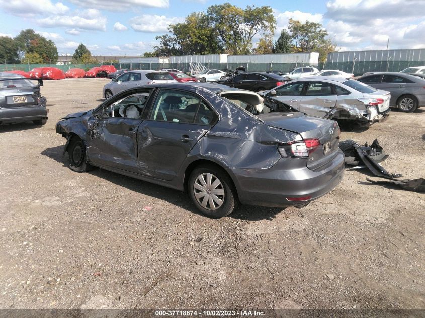 2016 VOLKSWAGEN JETTA SEDAN 1.4T S W/TECHNOLOGY - 3VW267AJ0GM312413