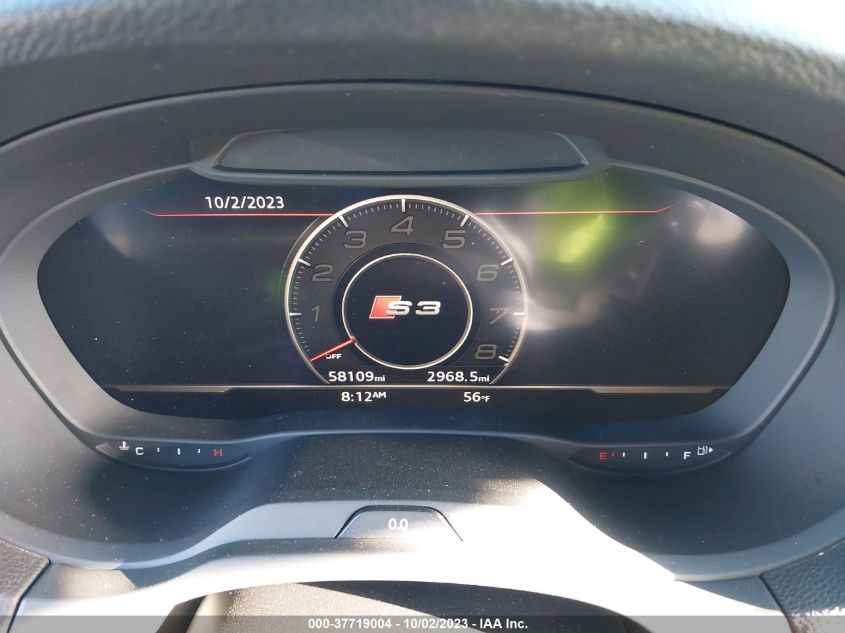 2018 AUDI S3 2.0T TECH PREMIUM PLUS/2.0T PREMIUM PLUS - WAUB1GFF6J1029537