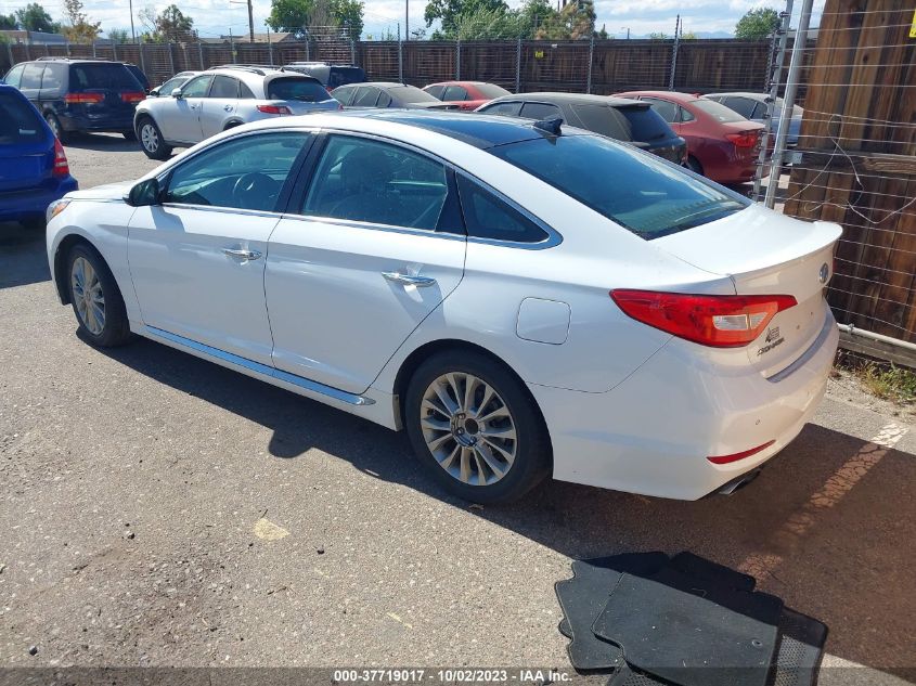 2015 HYUNDAI SONATA 2.4L LIMITED - 5NPE34AF7FH061543