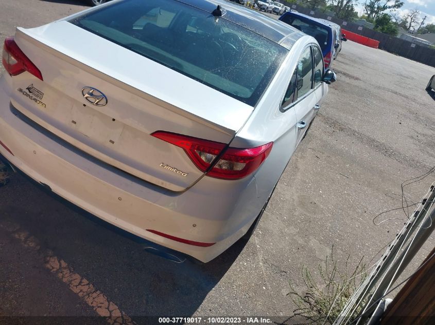 2015 HYUNDAI SONATA 2.4L LIMITED - 5NPE34AF7FH061543