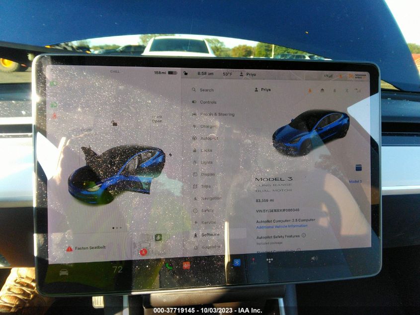 2018 TESLA MODEL 3 LONG RANGE - 5YJ3E1EBXJF086046