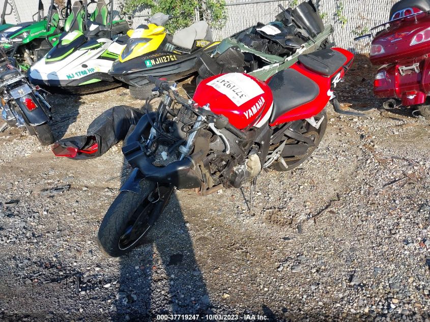 2002 YAMAHA YZFR6 L JYARJ04E22A027333