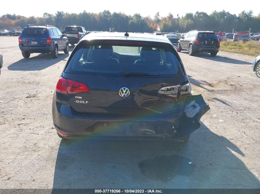 2016 VOLKSWAGEN E-GOLF SEL PREMIUM - WVWPP7AU3GW912844