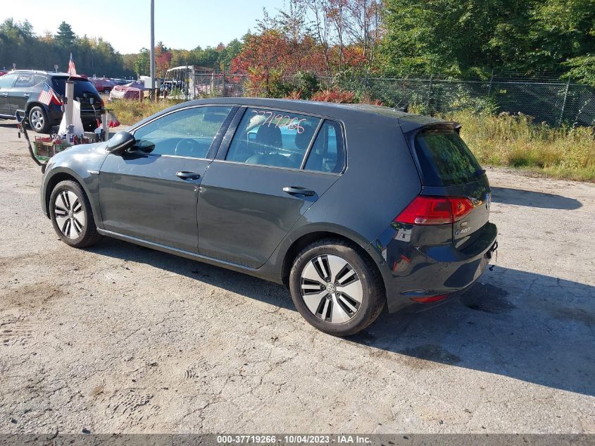 2016 VOLKSWAGEN E-GOLF SEL PREMIUM - WVWPP7AU3GW912844