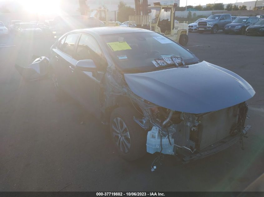 VIN JTDEAMDE3NJ047783 2022 TOYOTA COROLLA HYBRID LE