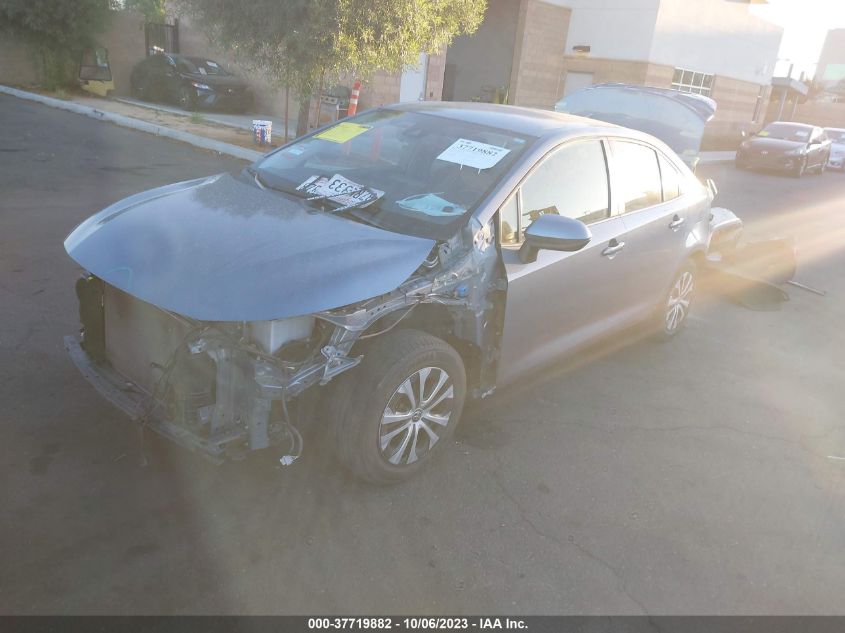 VIN JTDEAMDE3NJ047783 2022 TOYOTA COROLLA HYBRID LE