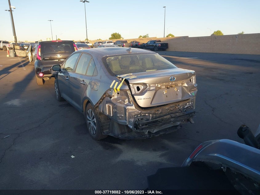 VIN JTDEAMDE3NJ047783 2022 TOYOTA COROLLA HYBRID LE