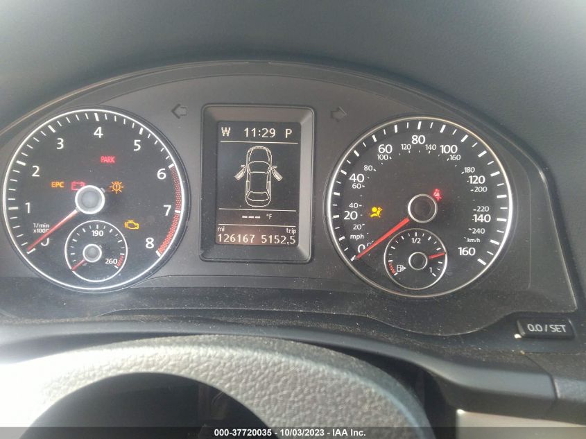 2014 VOLKSWAGEN EOS KOMFORT WVWBW8AH9EV001829