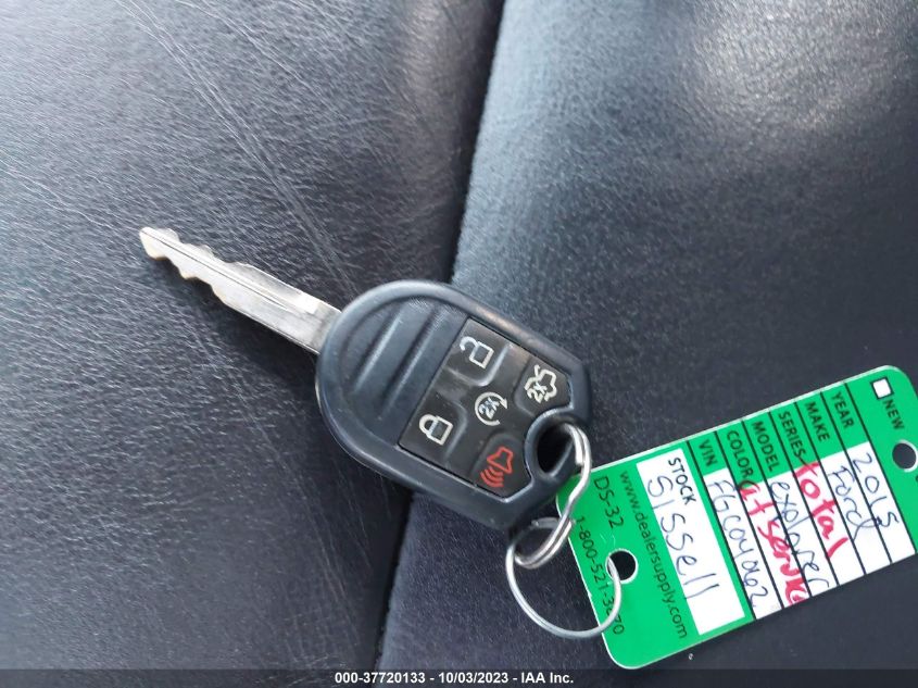2015 FORD EXPLORER XLT - 1FM5K7D84FGC04062