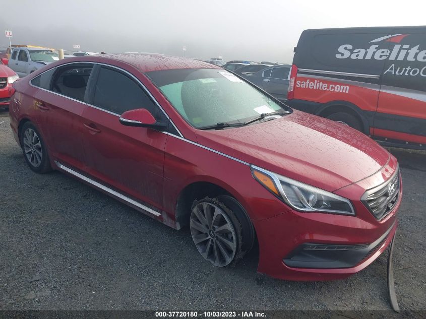 2015 HYUNDAI SONATA 2.4L SPORT - 5NPE34AF3FH113752