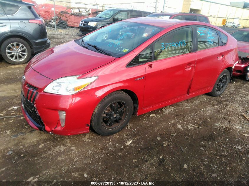 2015 TOYOTA PRIUS FOUR - JTDKN3DU7F0432408