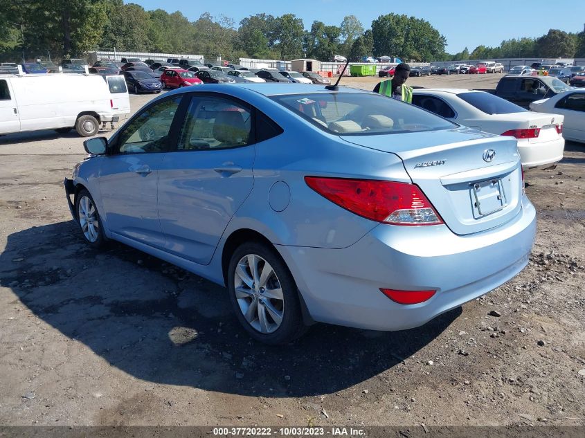 2013 HYUNDAI ACCENT GLS - KMHCU4AE0DU442967