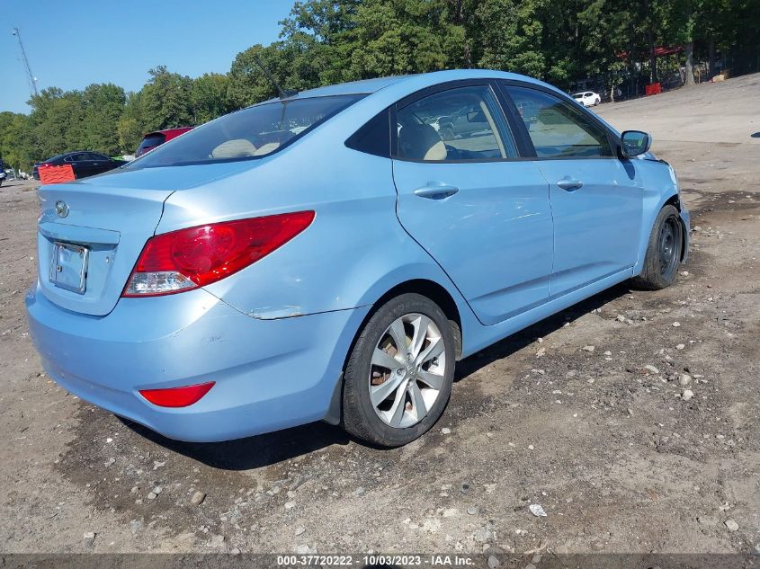 2013 HYUNDAI ACCENT GLS - KMHCU4AE0DU442967