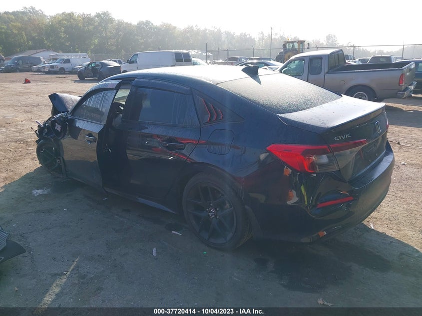 VIN 2HGFE2F50NH515742 2022 HONDA CIVIC SEDAN SPORT