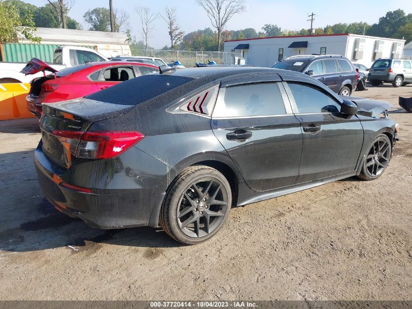 VIN 2HGFE2F50NH515742 2022 HONDA CIVIC SEDAN SPORT