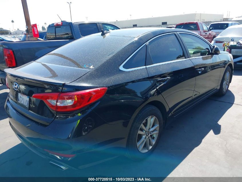 2015 HYUNDAI SONATA 2.4L SE - 5NPE24AF7FH020123