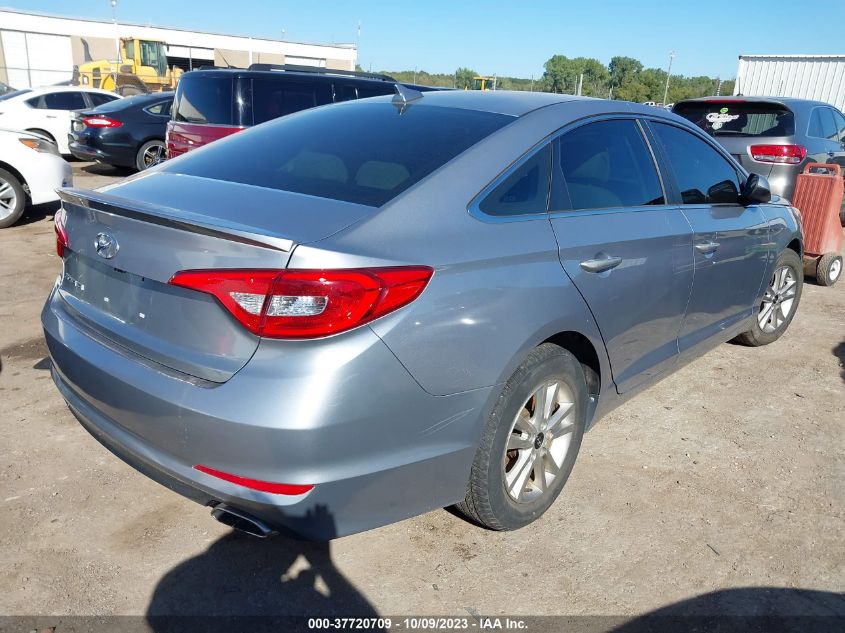 2015 HYUNDAI SONATA 2.4L SE - 5NPE24AF1FH184192