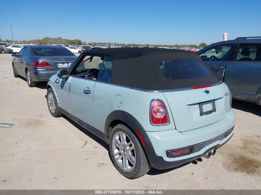 2014 MINI CONVERTIBLE COOPER S WMWZP3C55ET706847