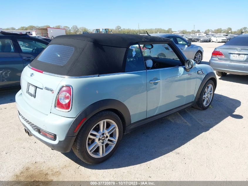 2014 MINI CONVERTIBLE COOPER S WMWZP3C55ET706847