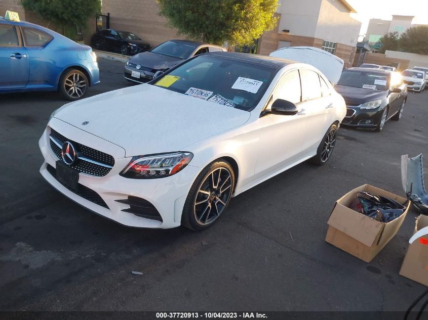 VIN 55SWF8DB8KU305025 2019 MERCEDES-BENZ C-CLASS C 300