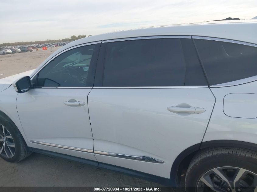 2022 ACURA MDX W/TECHNOLOGY PACKAGE - 5J8YD9H4XNL007547