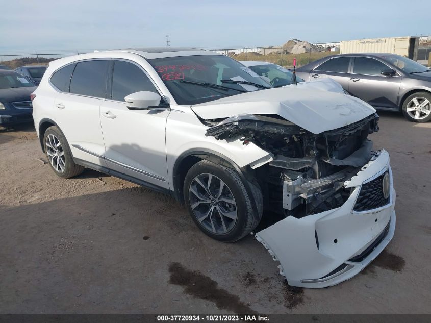 2022 ACURA MDX W/TECHNOLOGY PACKAGE - 5J8YD9H4XNL007547