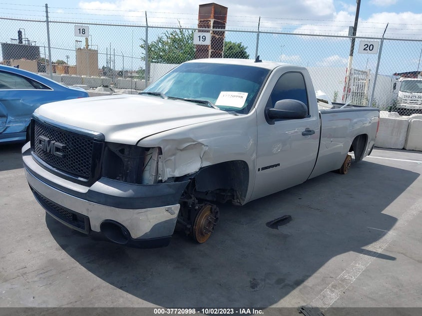 2008 GMC SIERRA 1500 VIN: 1GTEC14X78Z175217