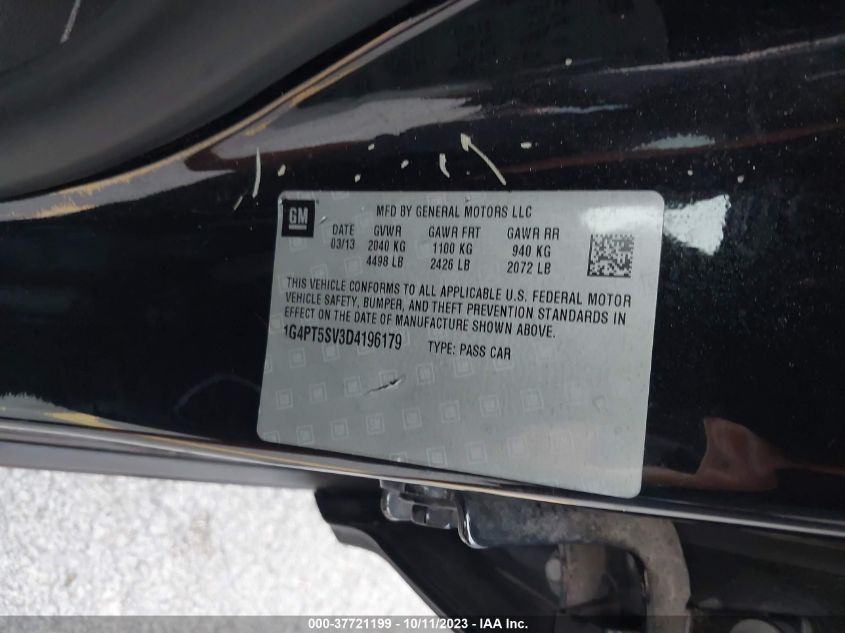 2013 BUICK VERANO PREMIUM GROUP - 1G4PT5SV3D4196179