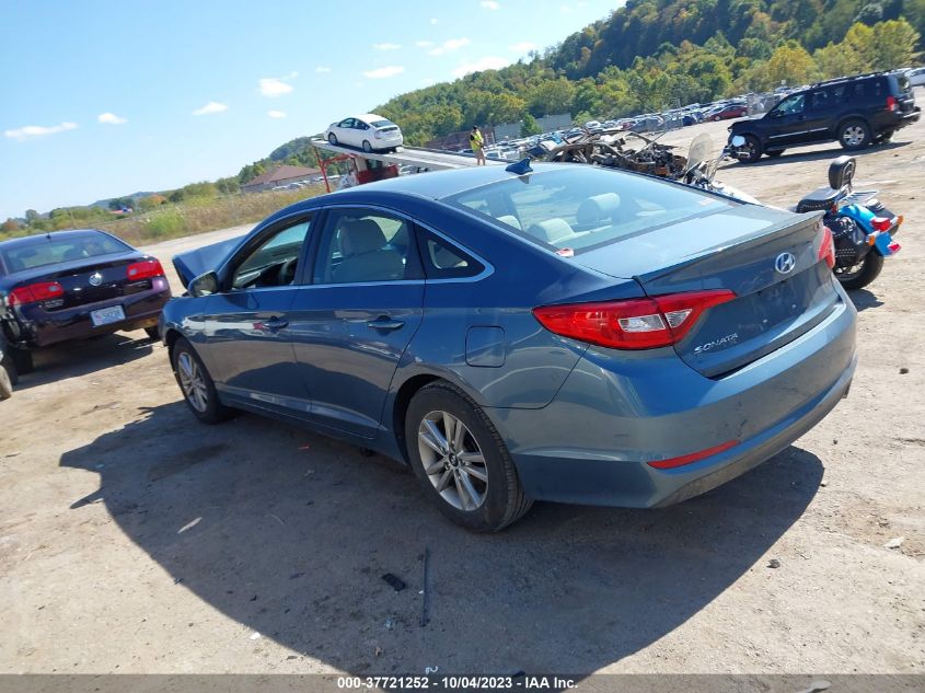 2016 HYUNDAI SONATA 2.4L SE - 5NPE24AF0GH277125