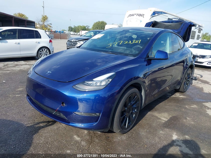 VIN 7SAYGAEE3PF583199 2023 TESLA MODEL Y LONG RANGE