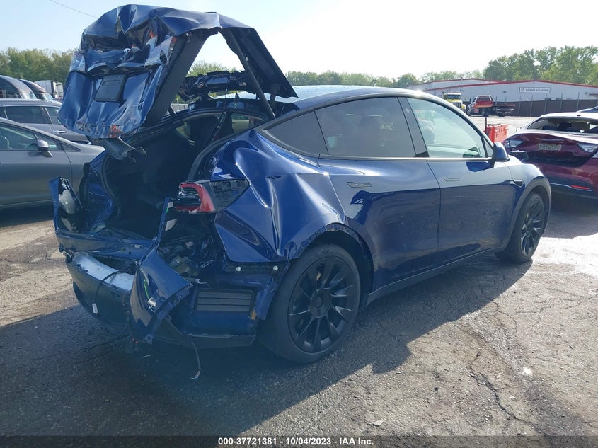 VIN 7SAYGAEE3PF583199 2023 TESLA MODEL Y LONG RANGE