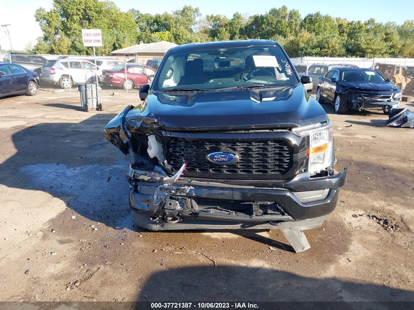 VIN 1FTEX1EP2NKD75560 2022 FORD F-150 XL/XLT/LARIAT