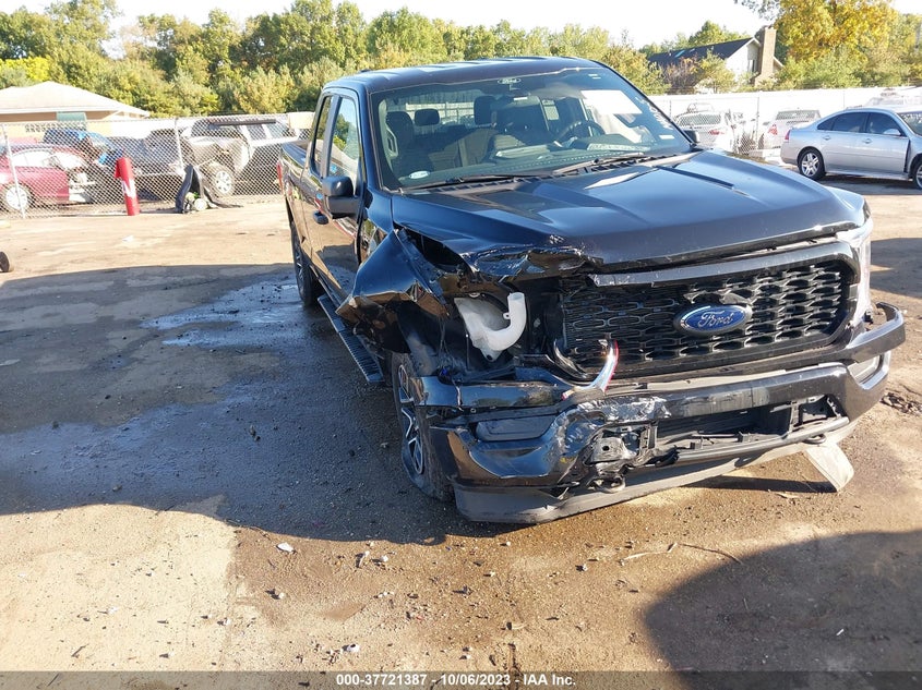 VIN 1FTEX1EP2NKD75560 2022 FORD F-150 XL/XLT/LARIAT